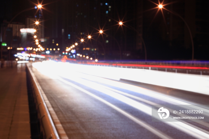 沈阳城市道路夜景