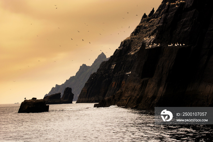 Skellig Michael, UNESCO World Heritage Site, Kerry, Ireland. Wild Atlanic way