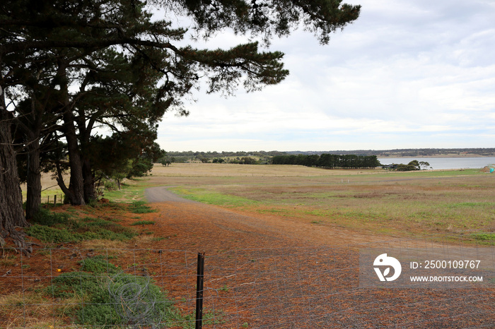 Landscape with Lake Connewarre in background, Geelong city, Australia : (pix SShukla)