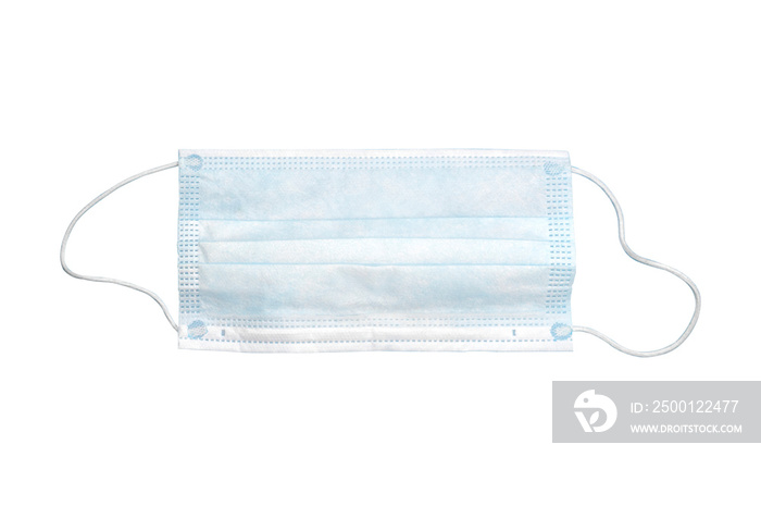 disposable medical face mask against virus, isolate