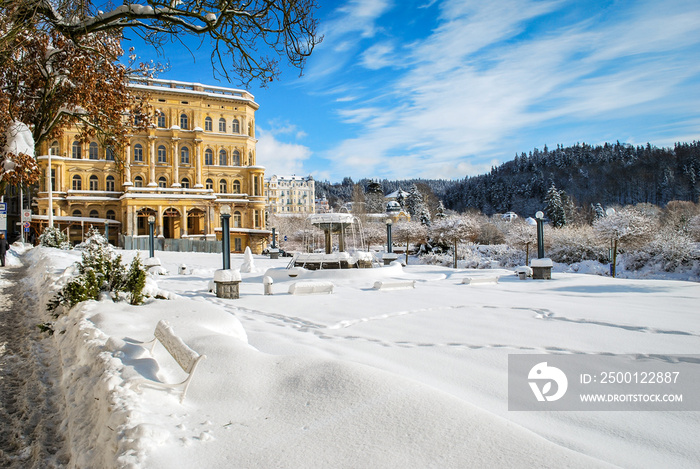 Marienbad im Winter