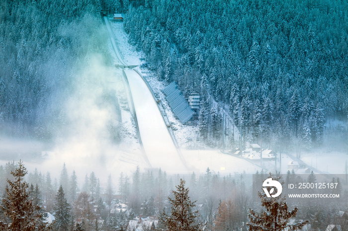 Ski jump in Zakopane