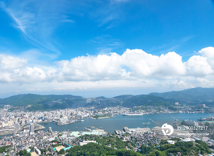 都市風景　長崎市　稲佐山からの眺望