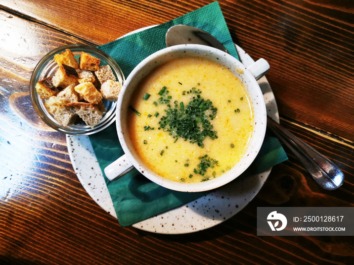 yellow pea soup