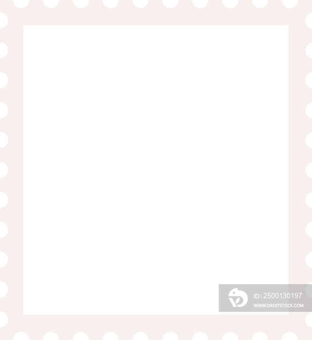 Blank postage stamp. Postage stamps frames for mail envelope. Empty templates. Illustration