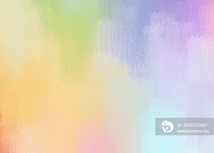 rainbow pastel  beautiful color matching paint like illustration abstract background with pencil color or chalk texture