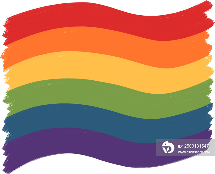 LGBTQIA+ pride flag