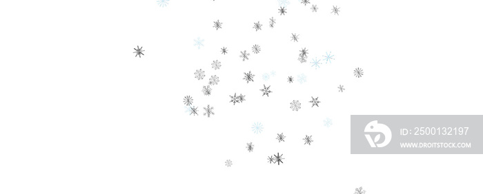 The winter background, falling snowflakes