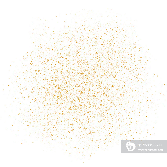 Gold Splatter Paint Splash