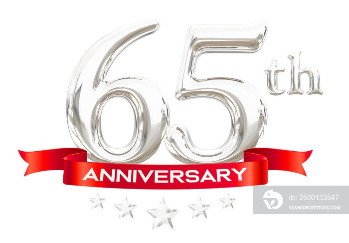 65th Year Anniversary Silver
