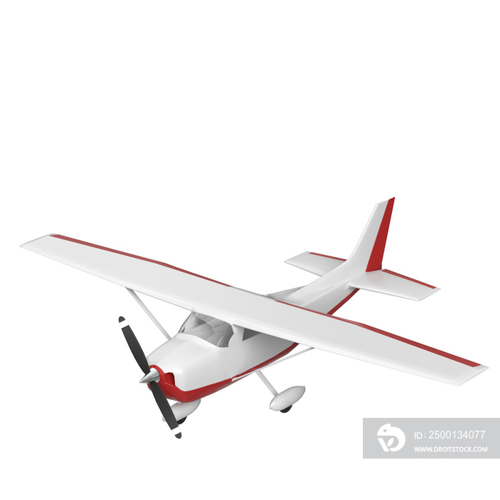 3d rendering illustration of a personal use airplane toy