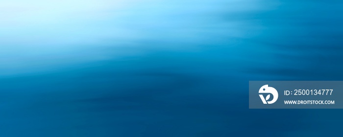 Ocean blue watercolor paint banner background design.