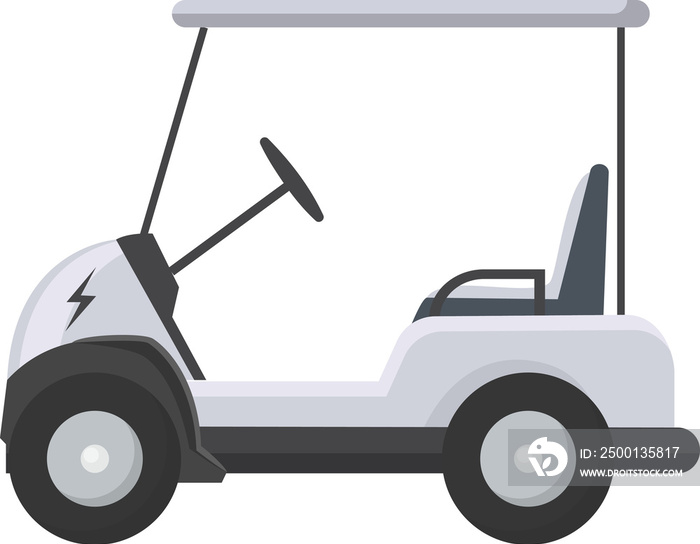 Electric Golf cart and motorbike Charging Station Isolated. Recharges Batteries.