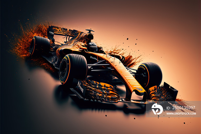 racing car illustration.