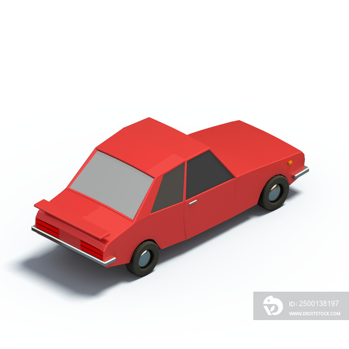 transparent vehicle isometric design