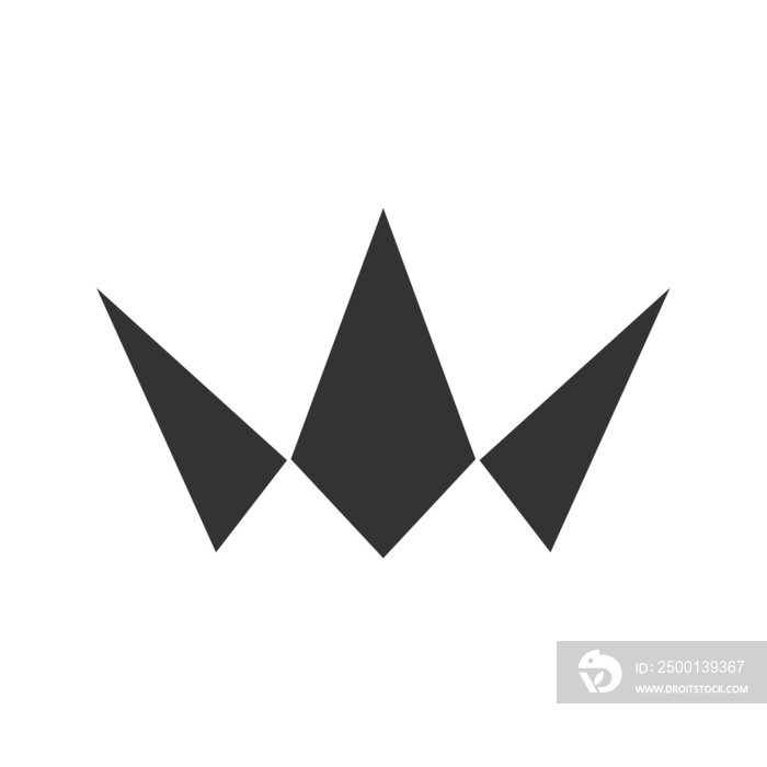 crown logo template Icon Illustration Brand Identity. Isolated and flat illustration. Vector graphic