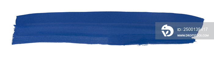 blue brush isolated on transparent background blue watercolor,png.