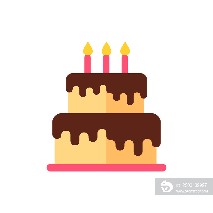 birthday cake vector colorful sweets for birthday party