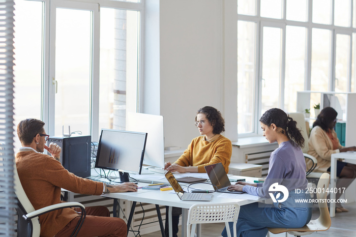 IT Development Team in Office