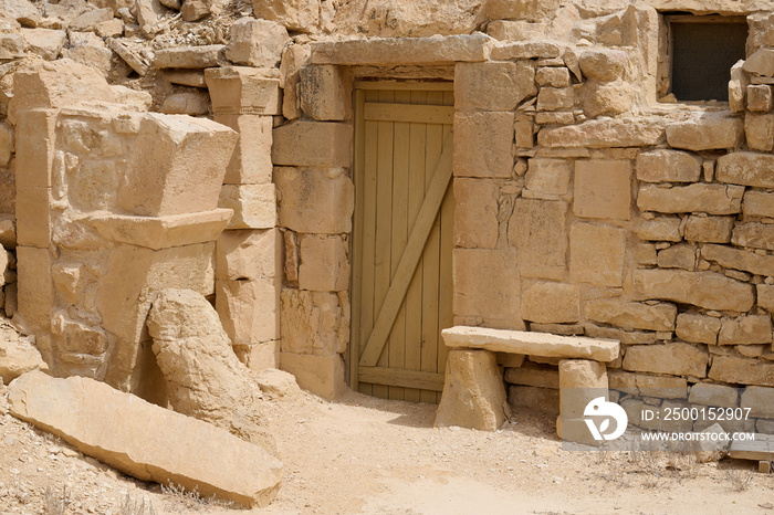 ruins of an ancient Nabatean city in the northern Negev