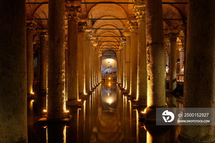 Basilica Cistern, Istanbul, Turkey.