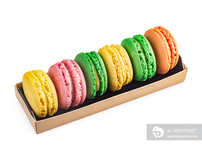 Macarons of different color