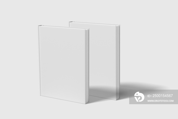 Blank two Hard Cover Book Mockup