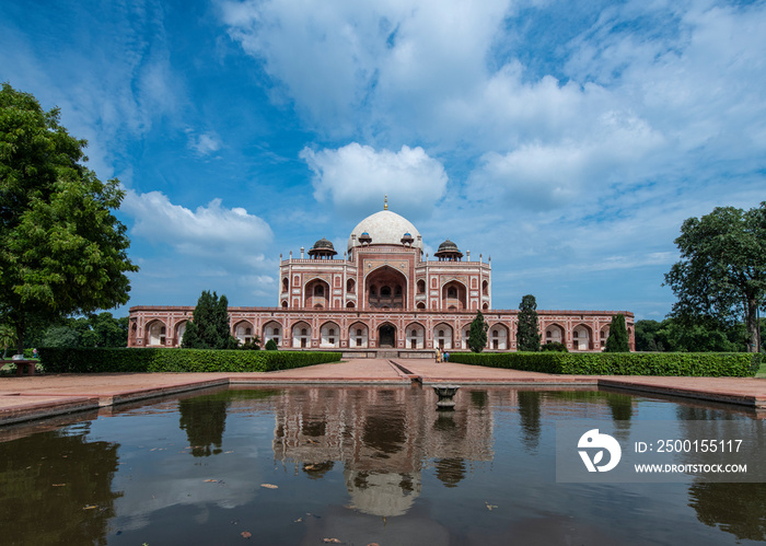 Humayun’s tomb on a Sunny day, New delhi India