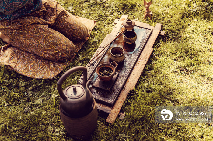 Traditional chinese tea ceremony.