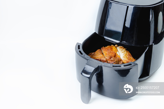 Frying the chicken will be easier. If frying in an oil-free fryer.