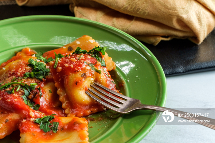 Italian Ravioli Marinara Sauce