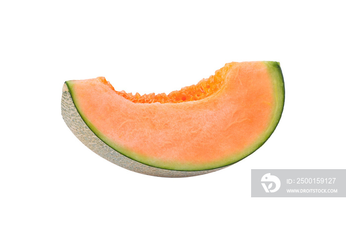 cantaloupe melon slices on transparent png