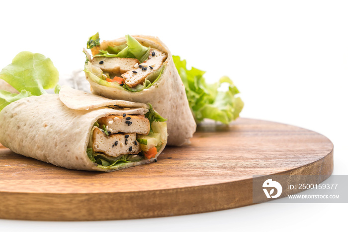 tofu wrap salad roll