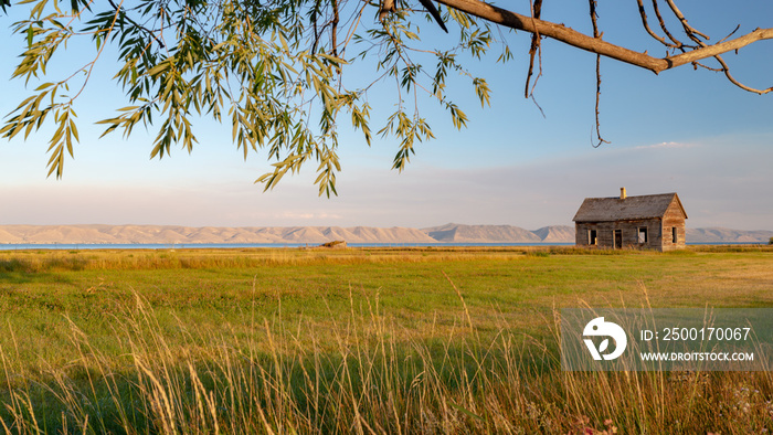 Abandoned house near Bear lake, Utah, United States