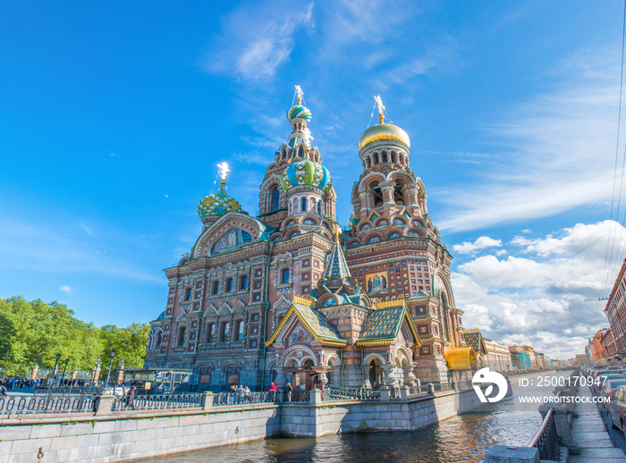 Auferstehungskirche / Blutkirche (Собор Воскресения Христова) Sankt Petersburg (Санкт-Петербург) Nordwestrussland (Северо-западный федеральный округ) Russland (Россия)