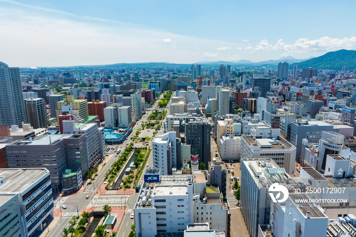 札幌大通公園テレビ塔からの展望