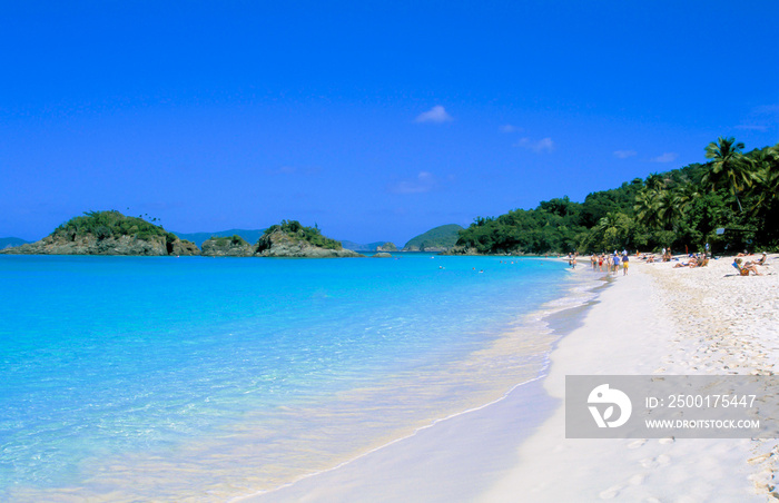 Trunk Bay, St John , US Virgin Islands, Caribbean.