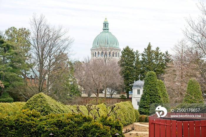 Maryland State House in downtown Annapolis in Maryland USA