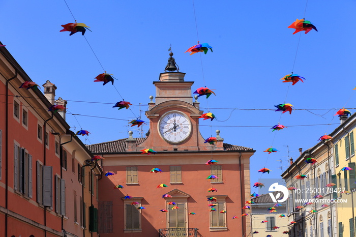 correggio town plain reggio emilia main square