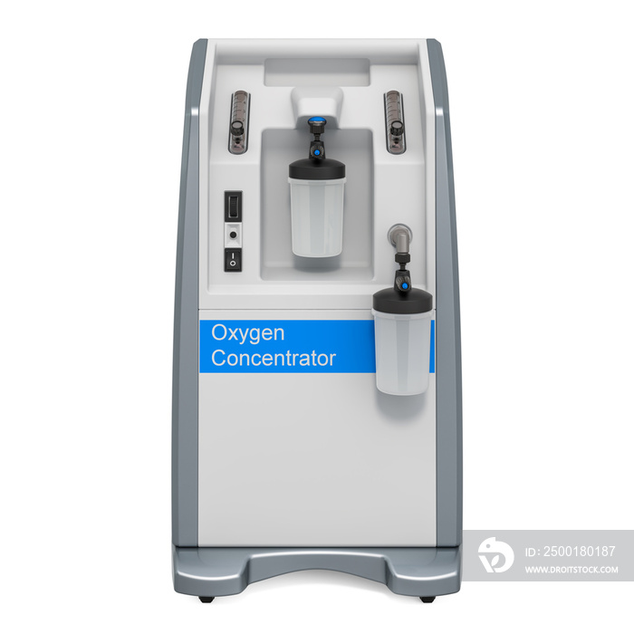 Portable Oxygen Concentrator, 3D rendering