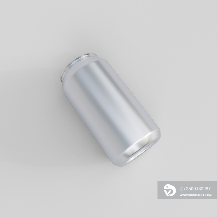 soda can mockup. Template for mock up your design. 3d illustration