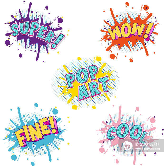 Pop art  stickers