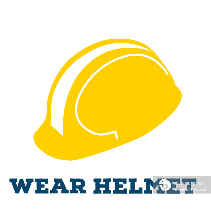 construction helmet illustration