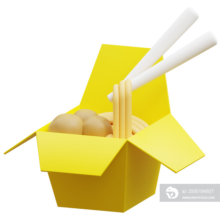 3D Noodles Box