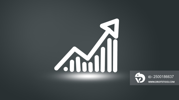 Financial growth chart Investment concept.