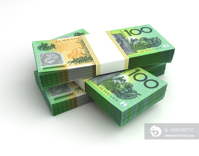 Stack of Australian Dollar