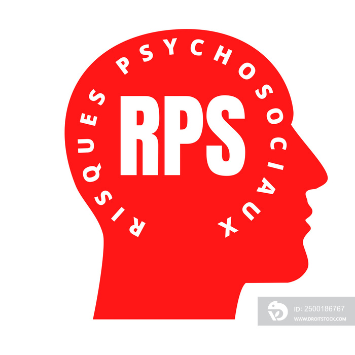 Symbole RPS risques psychosociaux en France