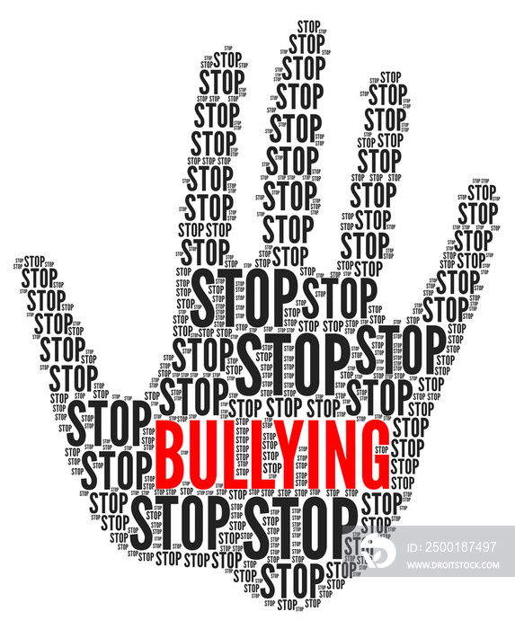 Stop bullying illustration