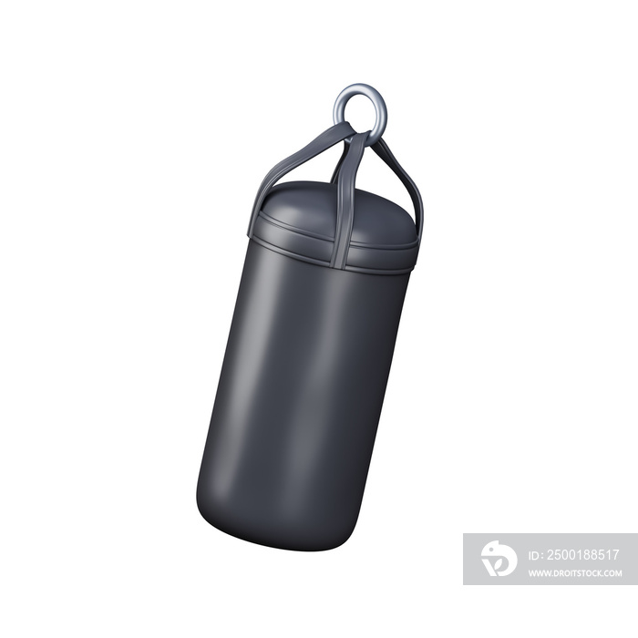 Punching bag icon isolated 3d render illustration