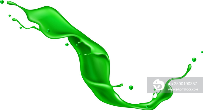 Green Paint Splash